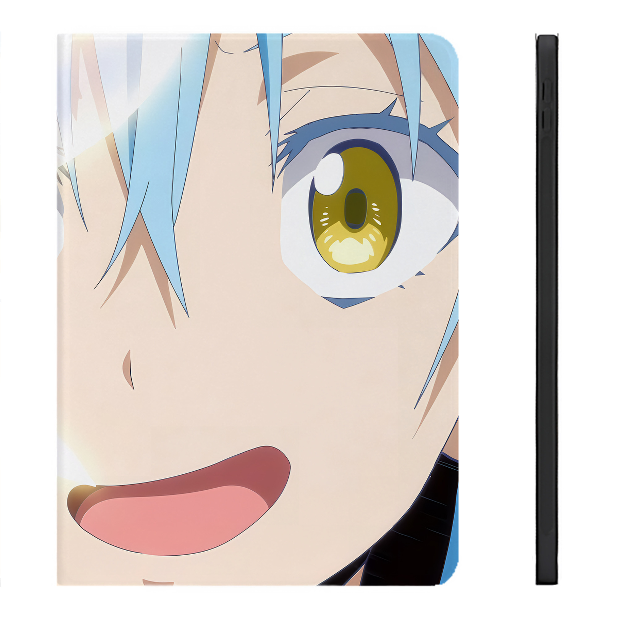 （画像用） 転スラ Regarding Reincarnated to Slime IPadケース ペンホルダー付き ブックスタイルデザイン